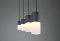 Lampa wisząca ROBIN Czarny mat 4xE27 Trio 310600401 | 4017807504538 noxbox lampynox www.lampynox.pl