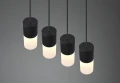 Lampa wisząca ROBIN Czarny mat 4xE27 Trio 310600401 | 4017807504538 noxbox lampynox www.lampynox.pl