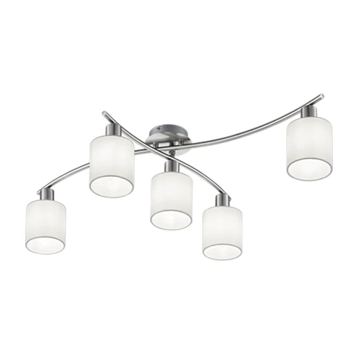 Lampa sufitowa GARDA Biała 5 x E14 Trio 605400501 | 4017807349214 noxbox lampynox www.lampynox.pl