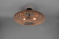 Lampa sufitowa HEDDA Sizal Brąz 2xE27 Trio 612300236 | 4017807504637 noxbox lampynox www.lampynox.pl