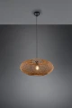 Lampa wisząca HEDDA Sizal Brąz E27 Trio 312300136 | 4017807504620 noxbox lampynox www.lampynox.pl