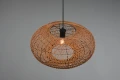 Lampa wisząca HEDDA Sizal Brąz E27 Trio 312300136 | 4017807504620 noxbox lampynox www.lampynox.pl