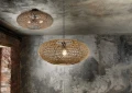 Lampa wisząca HEDDA Sizal Brąz E27 Trio 312300136 | 4017807504620 noxbox lampynox www.lampynox.pl