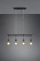 Lampa wisząca LADDER Czarny 4xE27 RL R30644002 | 4017807502909 noxbox lampynox www.lampynox.pl