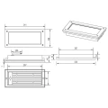 Oprawa wpuszczana schodowo-elewacyjna KELLY Biały mat LED 9W 3000K Trio 251060131 | 4017807491395 noxbox lampynox www.lampynox.pl