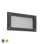 KELLY Antracyt LED 9W 3000K Oprawa wpuszczana schodowo-elewacyjna Trio 251060142