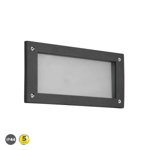 KELLY Antracyt LED 9W 3000K Oprawa wpuszczana schodowo-elewacyjna Trio 251060142