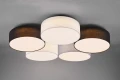 Lampa sufitowa LUGANO Biały | Czarny | Szary ściemnialy LED 58W 3000K Trio 621910517 | 4017807504064 noxbox lampynox www.lampynox.pl