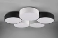 Lampa sufitowa LUGANO Biały | Czarny | Szary ściemnialy LED 58W 3000K Trio 621910517 | 4017807504064 noxbox lampynox www.lampynox.pl