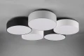 Lampa sufitowa LUGANO Biały | Czarny | Szary ściemnialy LED 58W 3000K Trio 621910517 | 4017807504064 noxbox lampynox www.lampynox.pl