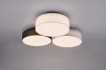 Lampa sufitowa LUGANO Biały | Czarny | Szary ściemnialy LED 38W 3000K Trio 621910317 | 4017807504019 noxbox lampynox www.lampynox.pl