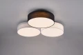 Lampa sufitowa LUGANO Biały | Czarny | Szary ściemnialy LED 38W 3000K Trio 621910317 | 4017807504019 noxbox lampynox www.lampynox.pl