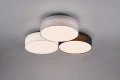 Lampa sufitowa LUGANO Biały | Czarny | Szary ściemnialy LED 38W 3000K Trio 621910317 | 4017807504019 noxbox lampynox www.lampynox.pl