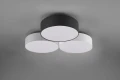 Lampa sufitowa LUGANO Biały | Czarny | Szary ściemnialy LED 38W 3000K Trio 621910317 | 4017807504019 noxbox lampynox www.lampynox.pl