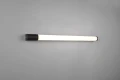 Kinkiet łazienkowy z włącznikiem PIERA Czarny mat gniazdo elektryczne szer.79cm. LED 16W 3000K IP44 Trio 284077932 | 4017807507669 noxbox lampynox www.lampynox.pl