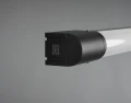 Kinkiet łazienkowy z włącznikiem PIERA Czarny mat gniazdo elektryczne szer.79cm. LED 16W 3000K IP44 Trio 284077932 | 4017807507669 noxbox lampynox www.lampynox.pl