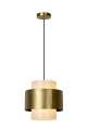 Lampa wisząca FIRMIN Matowe Złoto | Mosiądz śr.30cm E27 Lucide 45497/30/02 | 5411212451651 noxbox lampynox www.lampynox.pl