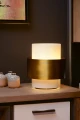 Lampa stołowa FIRMIN Matowe Złoto | Mosiądz śr.20cm E27 Lucide 45597/20/02 | 5411212451637 noxbox lampynox www.lampynox.pl