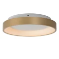 Lampa sufitowa VIDAL Matowe Złoto | Mosiądz śr.28cm DIM LED 21W 2700K ściemnialna Lucide 46103/20/02 | 5411212460820 noxbox lampynox www.lampynox.pl