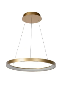 VIDAL Matowe Złoto | Mosiądz śr.58cm DIM LED 50W 2700K ściemnialna Lampa wisząca