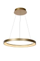 Lampa wisząca VIDAL Matowe Złoto | Mosiądz śr.58cm DIM LED 50W 2700K ściemnialna Lucide 46403/48/02 | 5411212460844 noxbox lampynox www.lampynox.pl