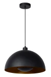 SIEMON Czarny śr.40cm E27 Lampa wisząca