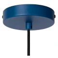 Lampa wisząca SIEMON Niebieski śr.40cm E27 Lucide 45496/01/35 | 5411212451767 noxbox lampynox www.lampynox.pl