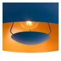 Lampa wisząca SIEMON Niebieski śr.40cm E27 Lucide 45496/01/35 | 5411212451767 noxbox lampynox www.lampynox.pl