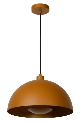 Lampa wisząca SIEMON Żółty śr.40cm E27 Lucide 45496/01/44 | 5411212451774 noxbox lampynox www.lampynox.pl