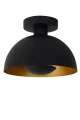 Lampa sufitowa SIEMON Czarny śr.25cm E27 Lucide 45196/01/30 | 5411212451705 noxbox lampynox www.lampynox.pl