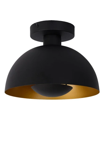 Lampa sufitowa SIEMON Czarny śr.25cm E27 Lucide 45196/01/30 | 5411212451705 noxbox lampynox www.lampynox.pl