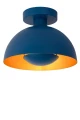 Lampa sufitowa SIEMON Niebieski śr.25cm E27 Lucide 45196/01/35 | 5411212451729 noxbox lampynox www.lampynox.pl