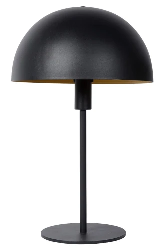 Lampa stołowa SIEMON Czarny śr.25cm E14 Lucide 45596/01/30 | 5411212451521 noxbox lampynox www.lampynox.pl