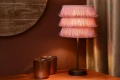 Lampka stołowa TOGO Różowa E14 Lucide 10507/81/66 | 5411212105417 noxbox lampynox www.lampynox.pl