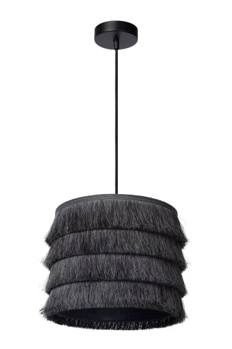 Lampa wisząca TOGO Szara śr.25cm E25 Lucide 10407/25/36 | 5411212105363 noxbox lampynox www.lampynox.pl