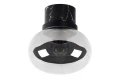 Łazienkowa lampa sufitowa LORENA Czarny | Szary przydymiony śr.18cm. IP44 E27 Lucide 03140/18/65 | 5411212031594 noxbox lampynox www.lampynox.pl