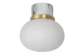 Łazienkowa lampa sufitowa LORENA Opal | Biały śr.18cm. IP44 E27 Lucide 03140/18/61 | 5411212031570 noxbox lampynox www.lampynox.pl
