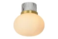 Łazienkowa lampa sufitowa LORENA Opal | Biały śr.18cm. IP44 E27 Lucide 03140/18/61 | 5411212031570 noxbox lampynox www.lampynox.pl