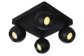 Spot FAVORI Czarny 4xGU10 Lucide 09932/04/30 | 5411212092854 noxbox lampynox www.lampynox.pl