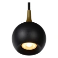 Lampa wisząca FAVORI Czarny śr.9cm GU10 Lucide 09434/01/30 | 5411212093073 noxbox lampynox www.lampynox.pl