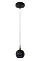 Lampa wisząca FAVORI Czarny śr.9cm GU10 Lucide 09434/01/30 | 5411212093073 noxbox lampynox www.lampynox.pl