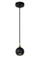 Lampa wisząca FAVORI Czarny śr.9cm GU10 Lucide 09434/01/30 | 5411212093073 noxbox lampynox www.lampynox.pl