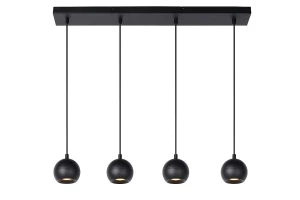 FAVORI Czarny 4xGU10 Lampa wisząca