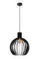 Lampa wisząca MIKAELA Czarny śr.35cm E27 Lucide 73400/32/30 | 5411212730459 noxbox lampynox www.lampynox.pl
