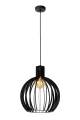 Lampa wisząca MIKAELA Czarny śr.35cm E27 Lucide 73400/32/30 | 5411212730459 noxbox lampynox www.lampynox.pl
