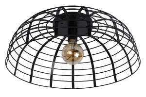 ELODIE Czarny śr.56cm E27 Lampa sufitowa