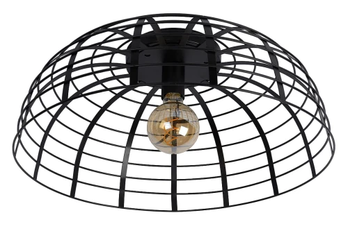 Lampa sufitowa ELODIE Czarny śr.56cm E27 Lucide 45149/56/30 | 5411212451941 noxbox lampynox www.lampynox.pl