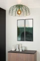Lampa sufitowa ELODIE Zielony śr.56cm E27 Lucide 45149/56/37 | 5411212451958 noxbox lampynox www.lampynox.pl