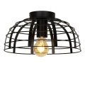 Lampa sufitowa ELODIE Czarny śr.30cm E27 Lucide 45149/30/30 | 5411212451927 noxbox lampynox www.lampynox.pl