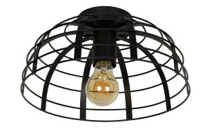 ELODIE Czarny śr.30cm E27 Lampa sufitowa